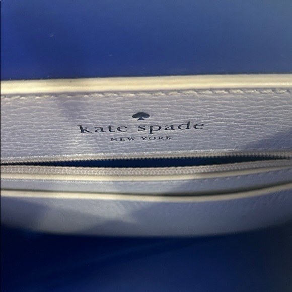 Kate Spade Beige Crossbody Bag with Blue Strap - Picture 5 of 6